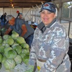 It takes a lot of cabbage to create 2 tons of slaw