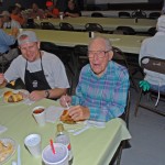 Mr. George (age 100) takes a break