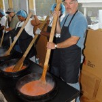 Rev. Brant Piper at the paddle!