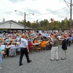 Guests enjoy eating "on the grounds"